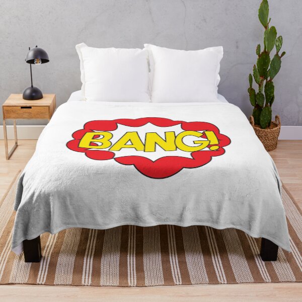 Aperçu de l'œuvre 'BANG!' in retro pop art explosion cloud créée et vendue par acidmit.