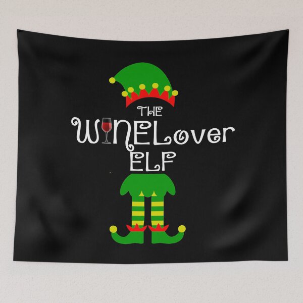 Item preview, The Wine Lover Elf - Family Matching Christmas 2020 Gift designed and sold by WordsmithNerd.