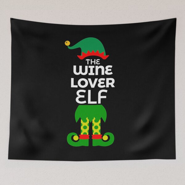 Item preview, The Wine Lover Elf - Family Matching Christmas 2020 Gift designed and sold by WordsmithNerd.