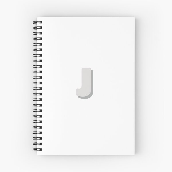 Aperçu de l'œuvre Lettre J en gris créée et vendue par katiekreates.