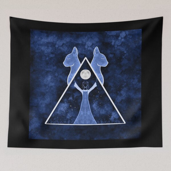 Item preview, Freyja and her cats designed and sold by Kcinnik.