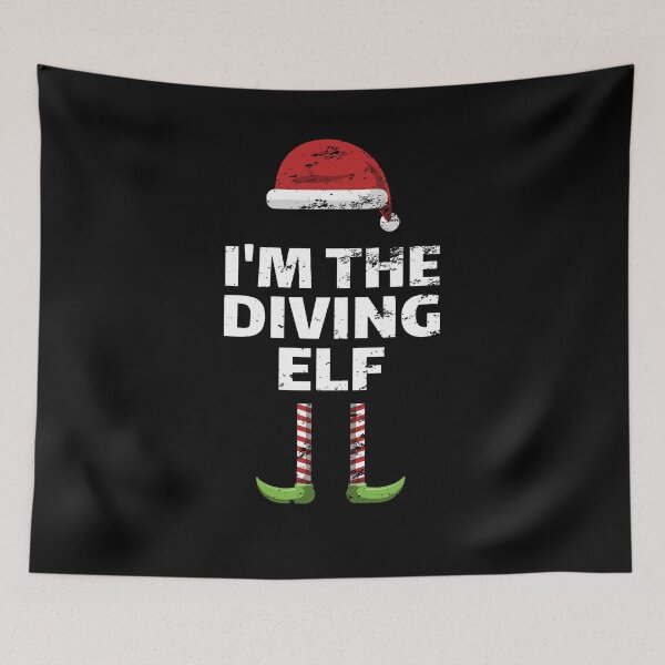 Item preview, Christmas diving elf matching group costume Retro Vintage designed and sold by Jeangel97.