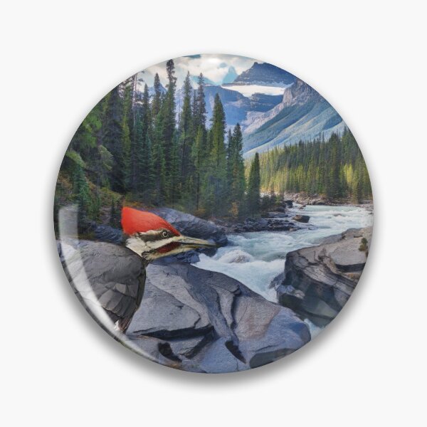 Artikelvorschau, Pileated Specht Mountain View entworfen und verkauft von Heathermarie321.