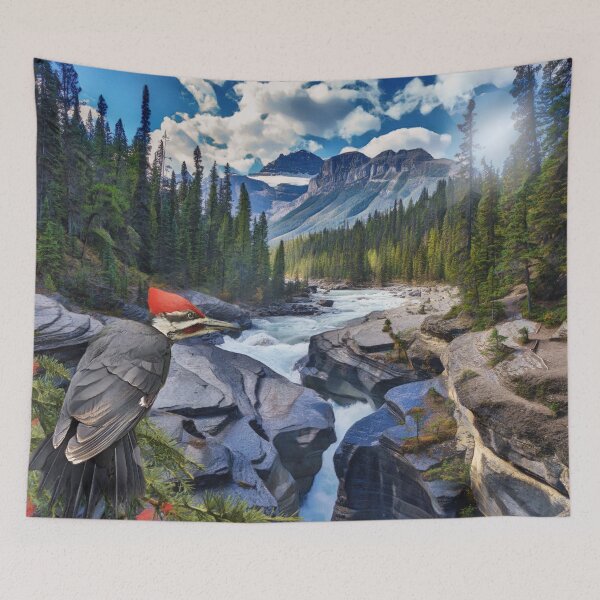 Item preview, Pileated Woodpecker Mountain View designed and sold by Heathermarie321.