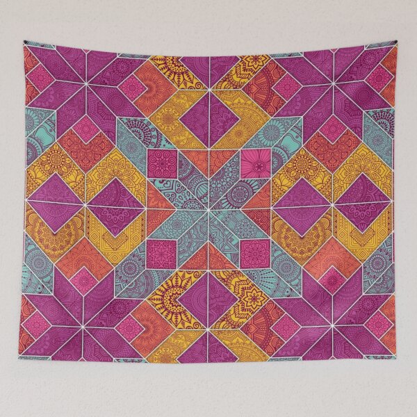 Item preview, Paisley Floral Flower Geometric  Design V83 designed and sold by MrRoccoBlue.