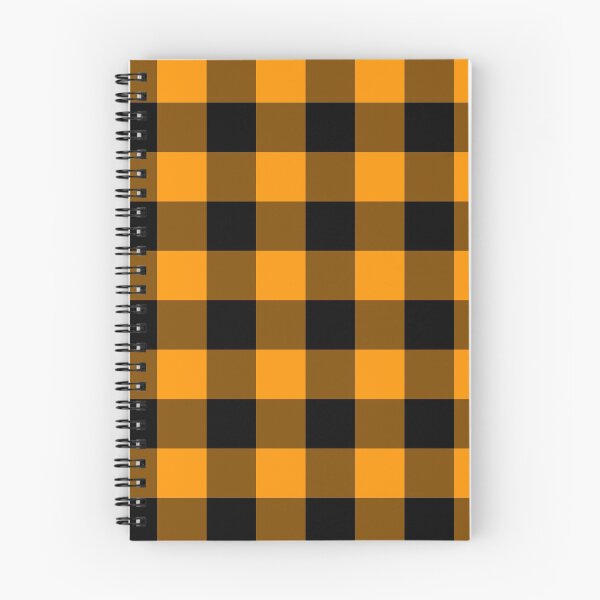Item preview, Orange and black checkered pattern designed and sold by acidmit.