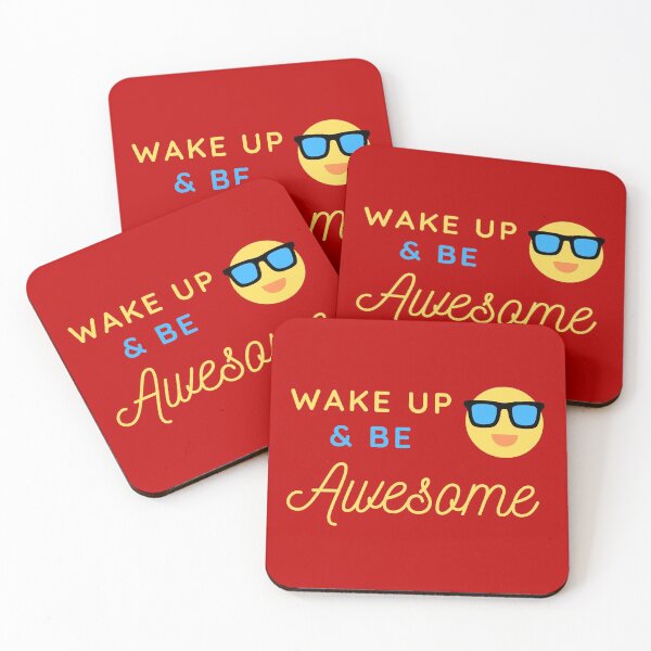 Item preview, Wake Up and Be Awesome designed and sold by Dreaming-Cocoon.