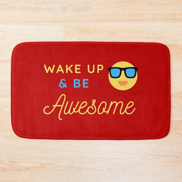 Item preview, Wake Up and Be Awesome designed and sold by Dreaming-Cocoon.