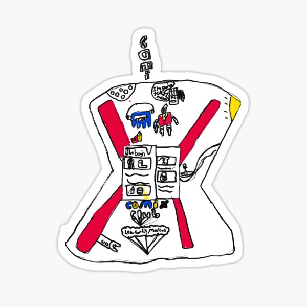 Leo's T-Shirt Design Sticker