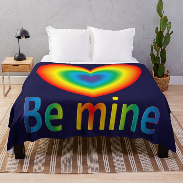 Item preview, Be mine, shining rainbow heart designed and sold by helenkaiy.