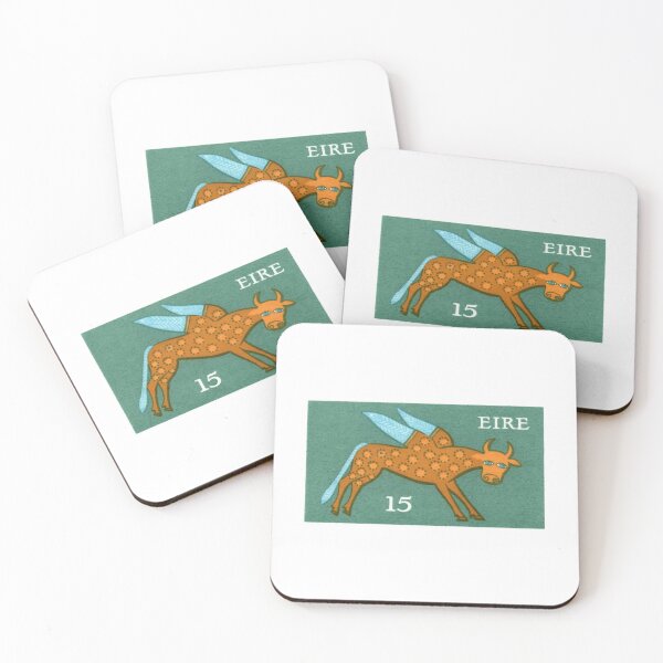 Item preview, 1975 IRELAND Winged Ox Postage Stamp designed and sold by retrographics.
