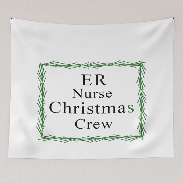 Item preview, Emergency Room Nurse Christmas Crew designed and sold by NancyArtDesigns.