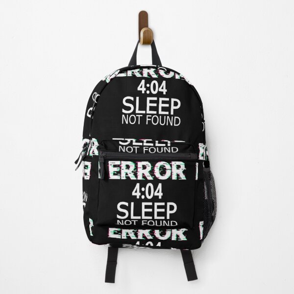 Item preview, ERROR 4:04 Sleep not found _white designed and sold by jc007.