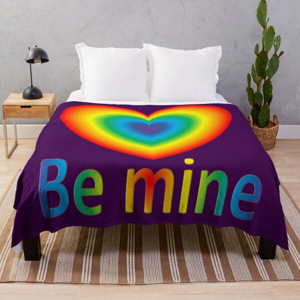 Item preview, Be mine, shining rainbow heart designed and sold by helenkaiy.