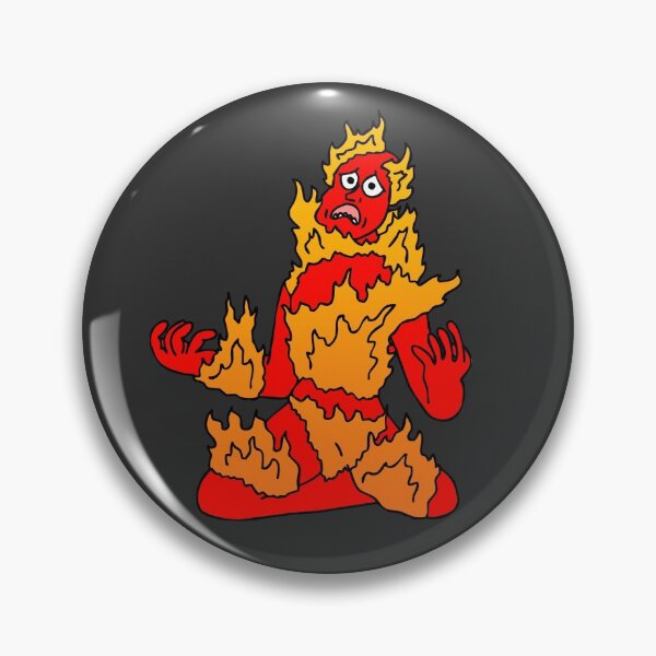 Item preview, Fire elemental Heroes of might and magiс III designed and sold by bvemba.