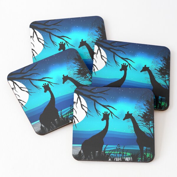 Item preview, Silueta de noche de jirafa designed and sold by Patrick David.