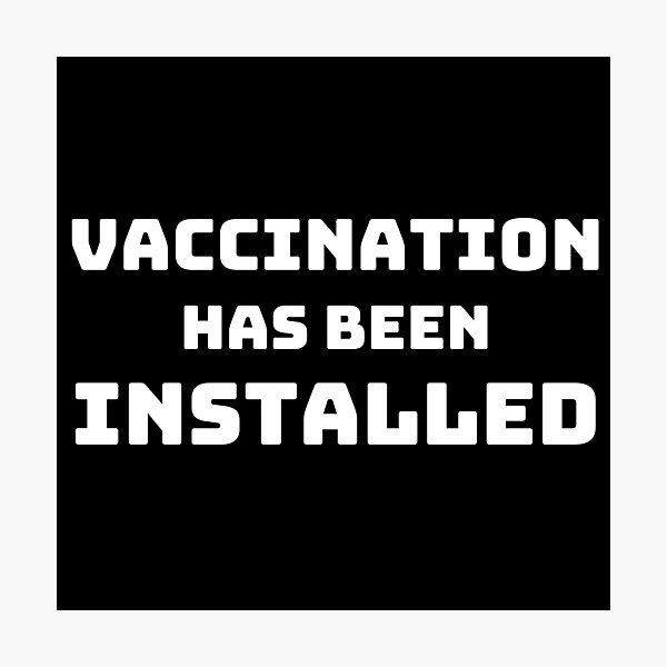 Item preview, Vaccination has been installed. designed and sold by Scubaloppy.
