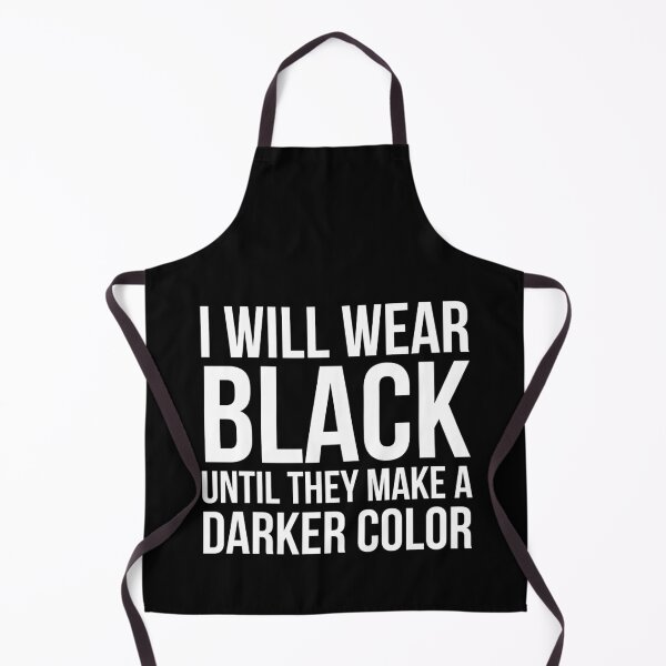 Item preview, I Will Wear Black designed and sold by evokearo.