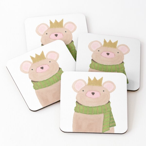 Item preview, Teddy Bear with Gold Crown designed and sold by Susan Prolman.