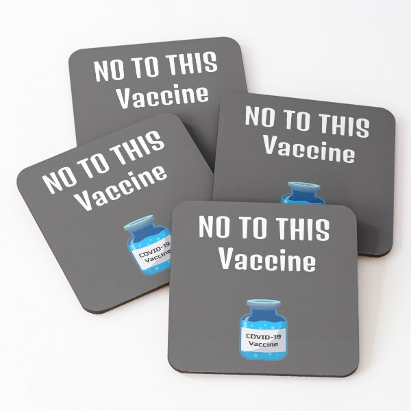 Item preview, No to vaccine designed and sold by KarmaRoots.