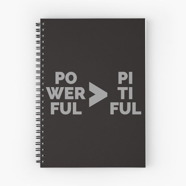 Item preview, powerful > pitiful designed and sold by efenem.