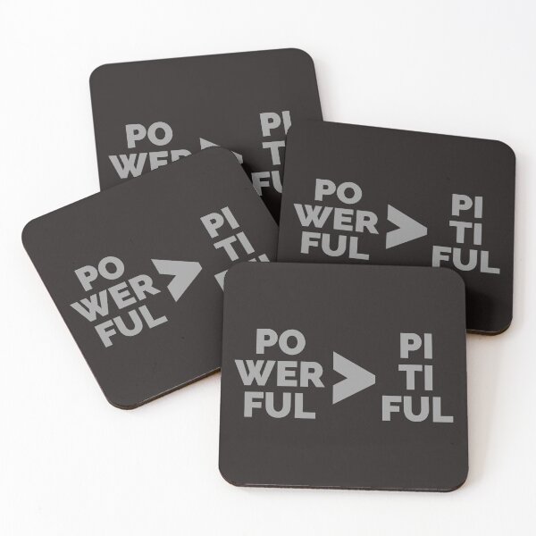 Item preview, powerful > pitiful designed and sold by efenem.