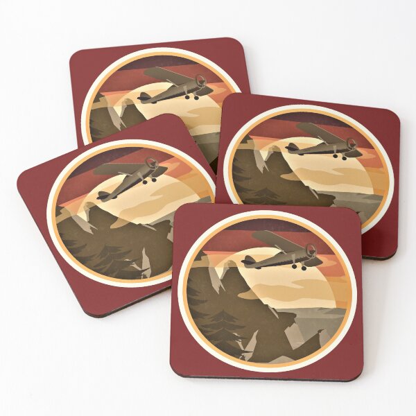 Item preview, Airplane Over the Mountains designed and sold by AeroAstro.