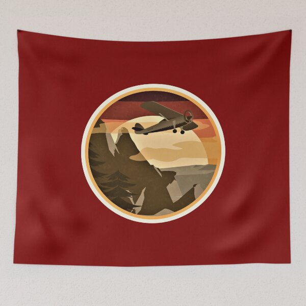 Item preview, Airplane Over the Mountains designed and sold by AeroAstro.