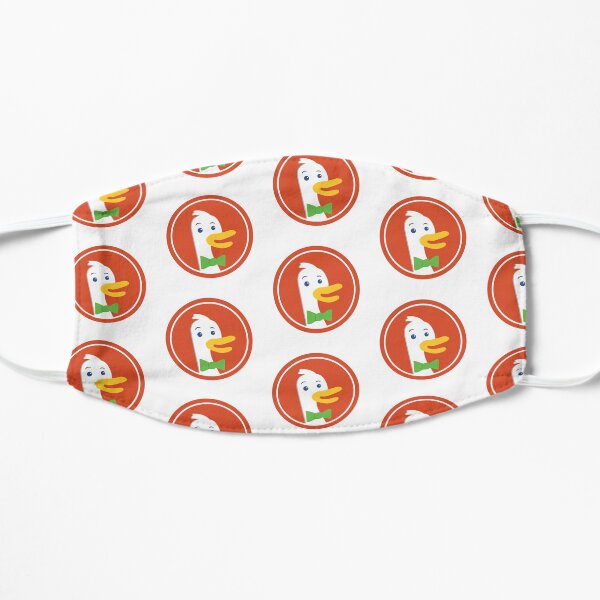 Duckduckgo Icono Logotipo Mascarilla plana
