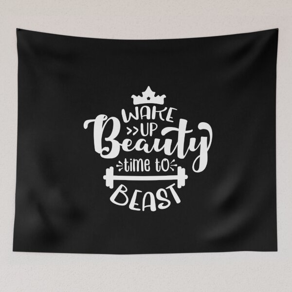 Item preview, Wake up beauty time to beast. designed and sold by Moussa  Sussi.