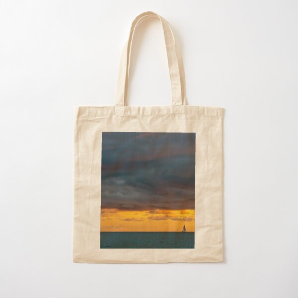 Stormy sunset Cotton Tote Bag