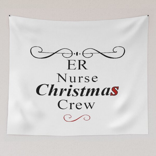 Item preview, Emergency Room Nurse Christmas Crew nurse appreciation  designed and sold by NancyArtDesigns.