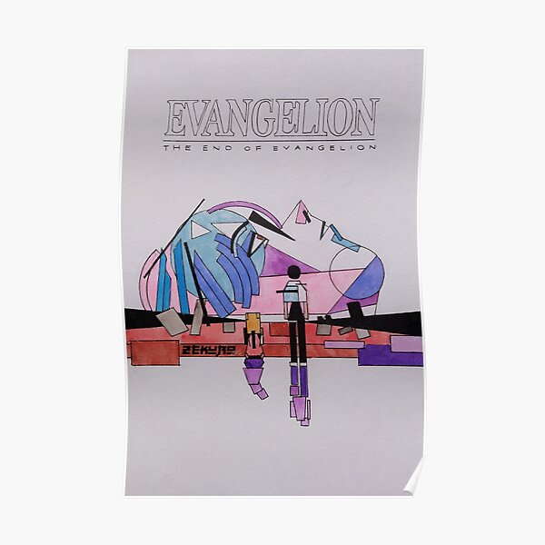 The End of Evangelion (Suprematism) Poster