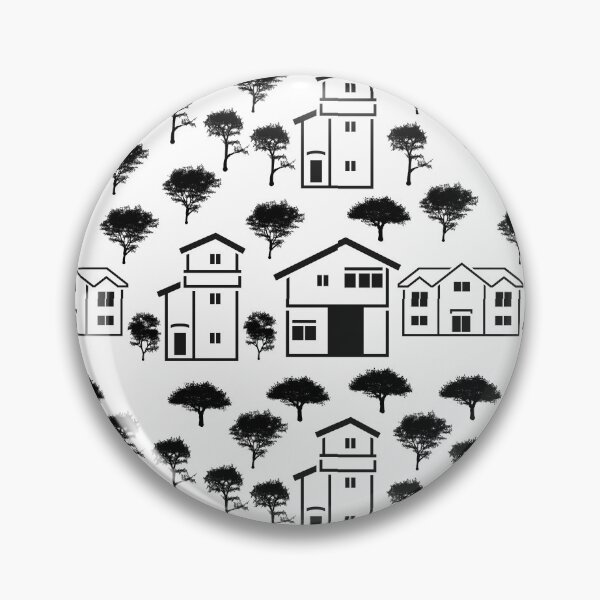 Item preview, Houses and Trees Greenspace designed and sold by AlteredAtelier.