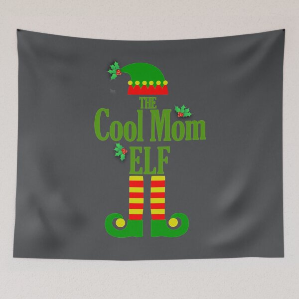 Item preview, The Cool Mom Elf designed and sold by WordsmithNerd.