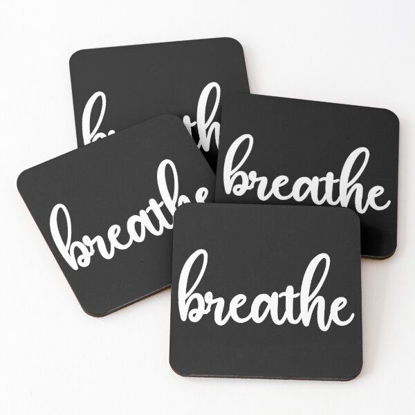 Item preview, Breathe - Typography Design designed and sold by The Merch.