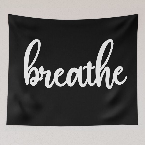 Item preview, Breathe - Typography Design designed and sold by The Merch.