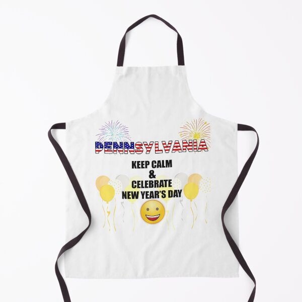 Item preview, Pennsylvania Keep Calm & Celebrate New Year Day | Pennsylvania Edition designed and sold by BestBash.
