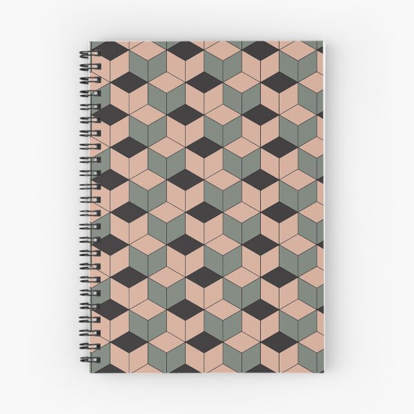 Item preview, Black, Grey and Brown Kikko Traditional Japanese Pattern designed and sold by Heedee Design.
