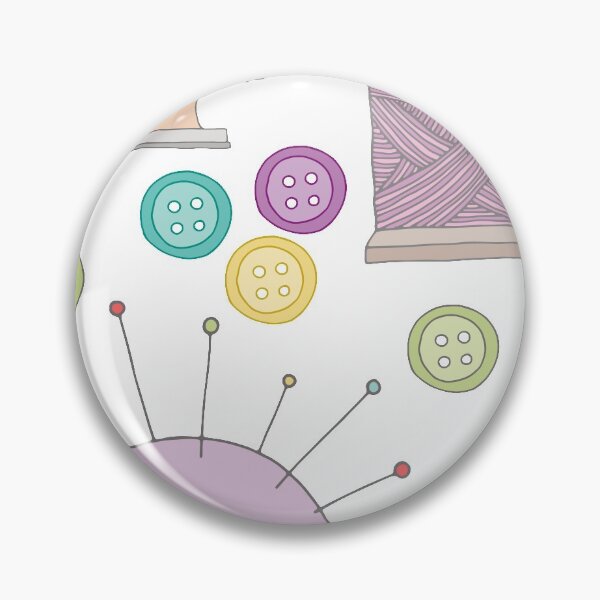 Item preview, Cute Sewing Accessories Pattern designed and sold by TeeandToast.