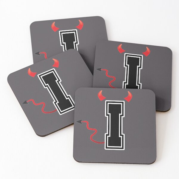 Item preview, Letter I College Font Evil Naughty  designed and sold by comcamworld.