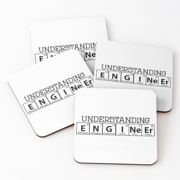 Item preview, Understanding Engineers with periodic table  designed and sold by Captionator.