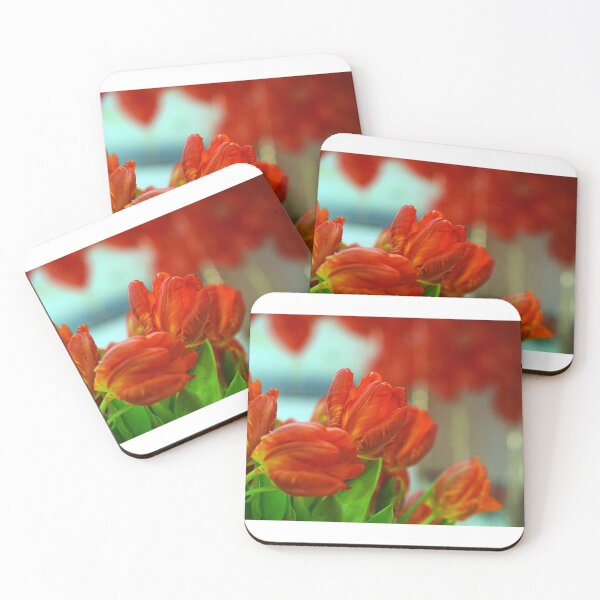 Item preview, Valentine's Day blood red tulips designed and sold by PhotoCDesign.