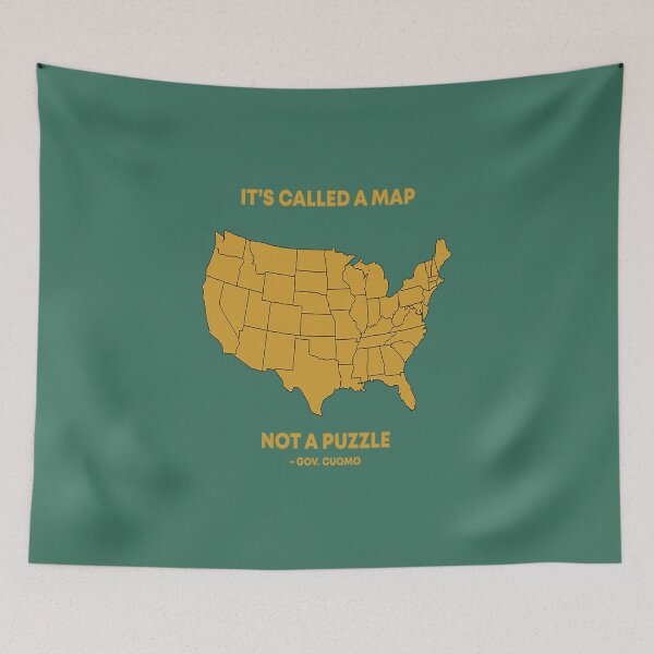 Item preview, It's Called a Map Not a Puzzle - Gov. Cuomo designed and sold by DynamicWorkshop.
