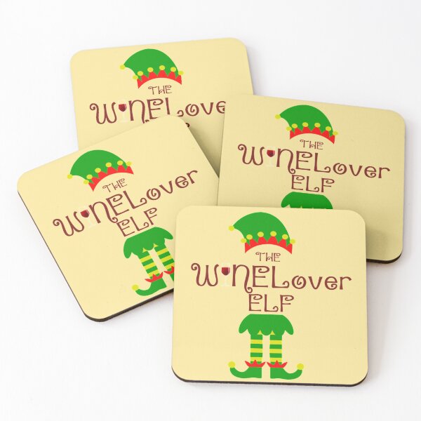 Item preview, The Wine Lover Elf designed and sold by WordsmithNerd.