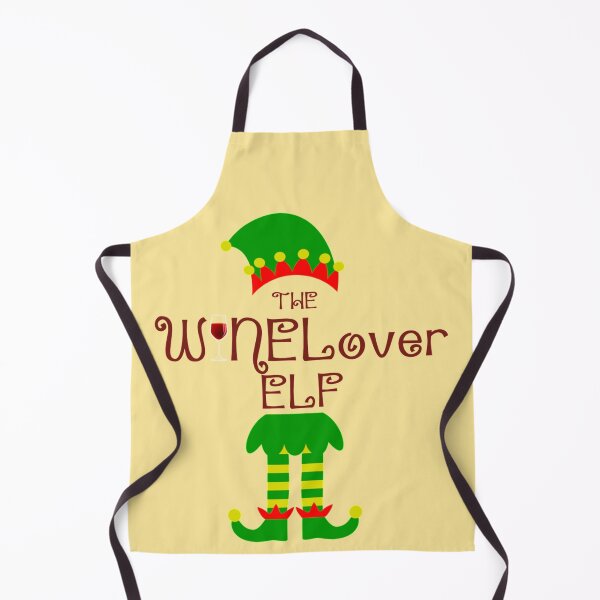 Item preview, The Wine Lover Elf designed and sold by WordsmithNerd.