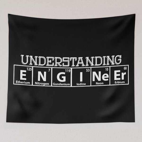 Item preview, Understanding Engineers with periodic table  designed and sold by Captionator.