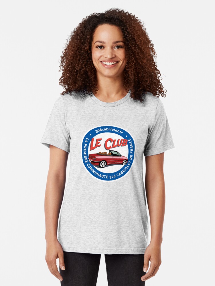 T-shirt chiné ''306cabriolet.fr - Le CLub - "Official"' : autre vue