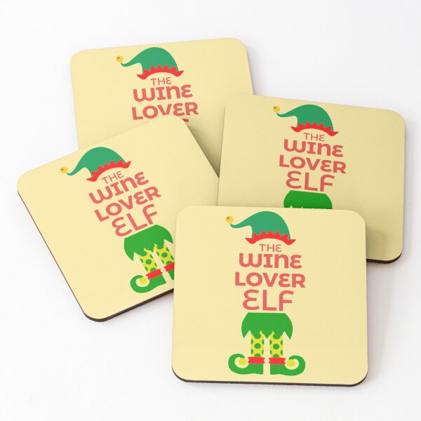Item preview, The Wine Lover Elf designed and sold by WordsmithNerd.