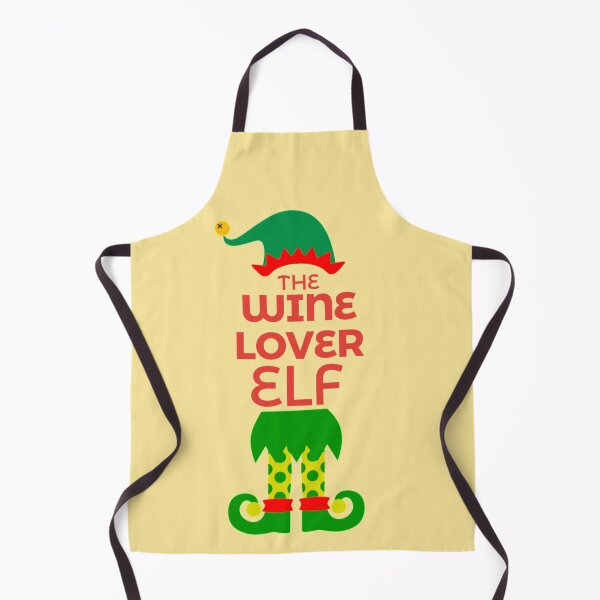 Item preview, The Wine Lover Elf designed and sold by WordsmithNerd.